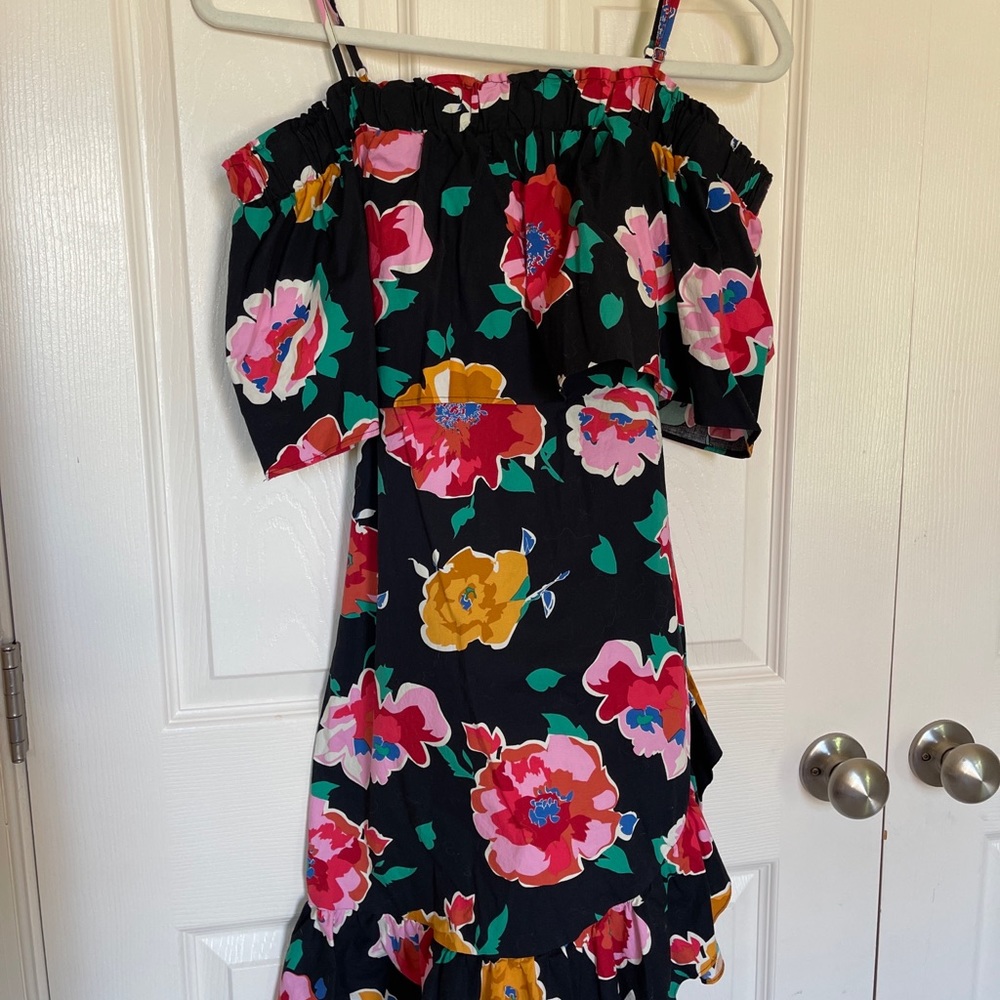 Target, Who what wear floral off the shoulder dress XS